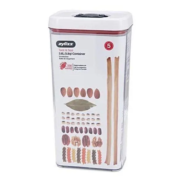 Zyliss Twist & Seal Large Capacity Storage Container – 3.6L Volume 1